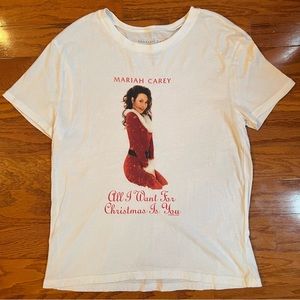 Mariah Carey Christmas Tee shirt Womans small